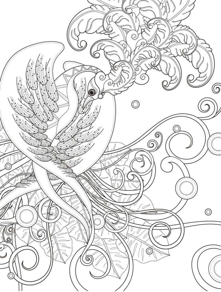 Collection of gorgeous free printable adult coloring pages for creative expression