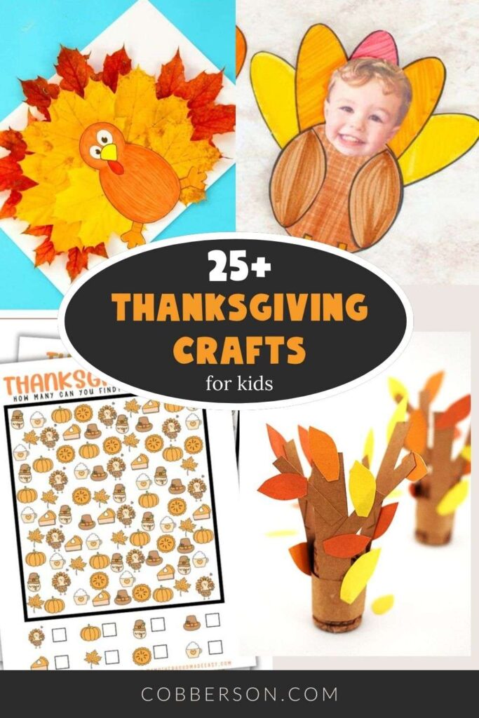 25+ simple Thanksgiving crafts for kids – Cobberson + Co. 25+ simple Thanksgiving crafts for kids - Cobberson + Co.