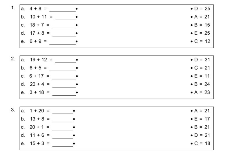 2nd Grade Free Math Worksheets