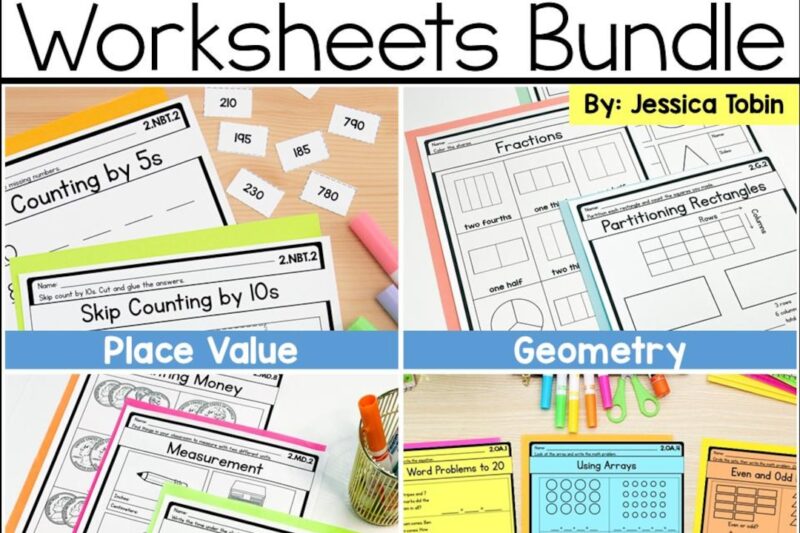 2nd Grade Math Review Worksheets