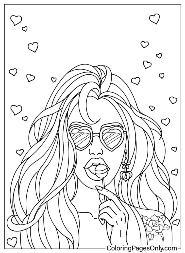 30+ Girly Coloring Pages - Free Printable PDF & Online Coloring