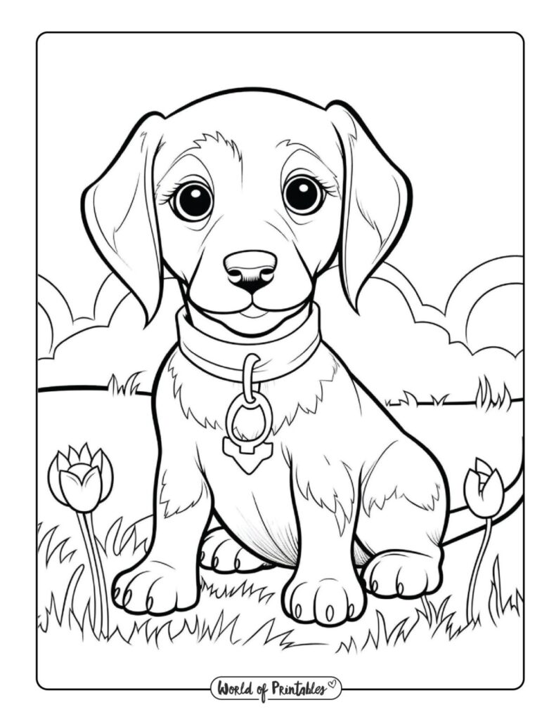 300 Dog Coloring Pages For Kids & Adults – World of Printables 300 Dog Coloring Pages For Kids & Adults - World of Printables