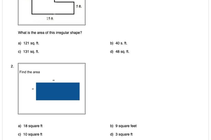 3rd Grade Math Practice Worksheets