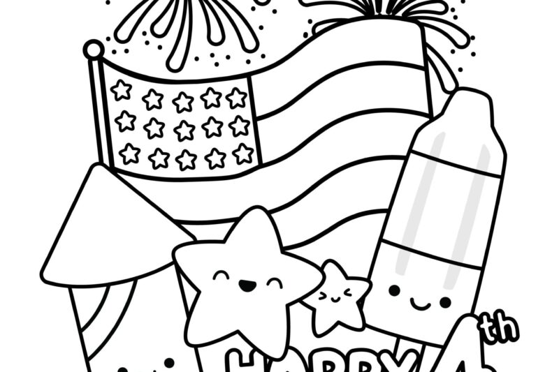 4 Of July Pictures To Color
