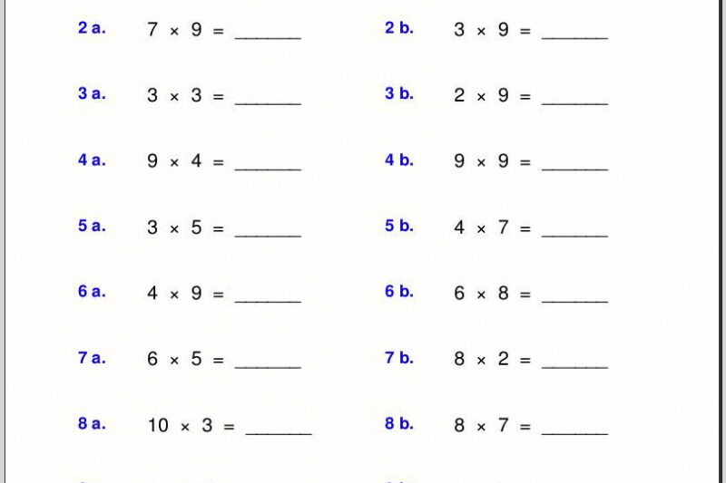4th Grade Worksheets Free Printable
