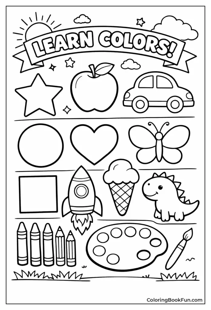 55 Color Coloring Pages (Free PDFs) – ColoringBookFun 55 Color Coloring Pages (Free PDFs) - ColoringBookFun