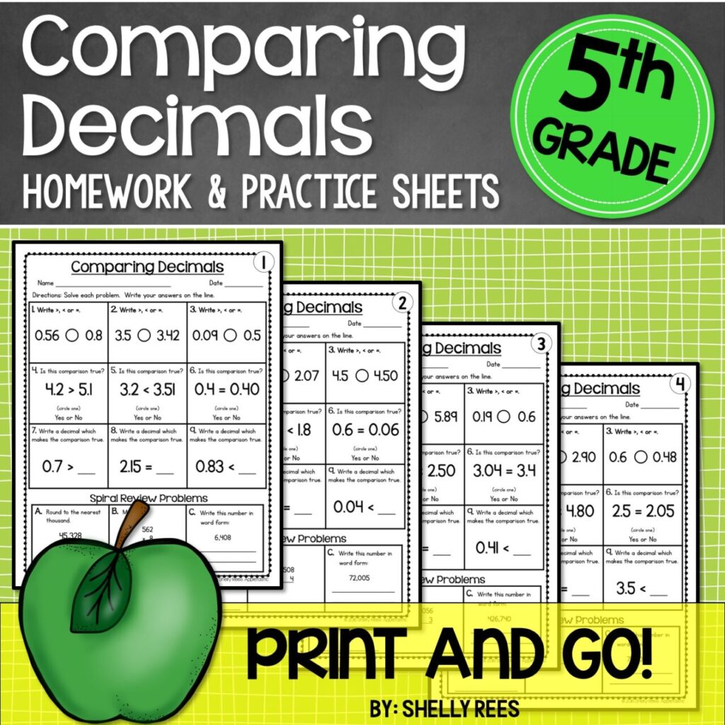 5th Grade Math Worksheets Free and Printable – Appletastic Learning 5th Grade Math Worksheets Free and Printable - Appletastic Learning
