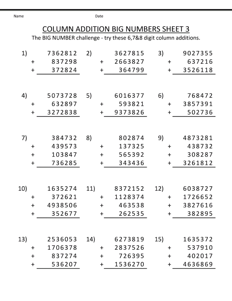 5th Grade Math Worksheets to Print | Learning Printable 5th Grade Math Worksheets to Print | Learning Printable