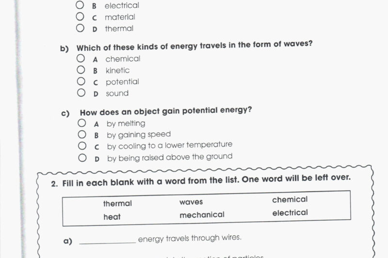 5th Grade Science Worksheets Free