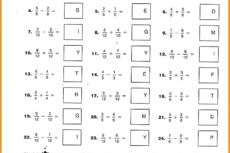 7th Grade Math Worksheets Printable