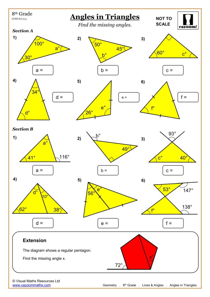 8th Grade Worksheets Free Printable – King Printables 8th Grade Worksheets Free Printable - King Printables