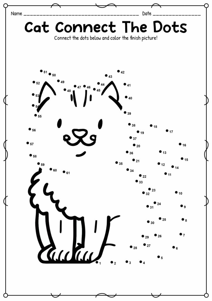 9 Best Images of Printable Dot To Dot Worksheets 1-100 - Connect the ...