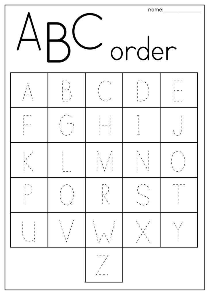 Abc Worksheet For Preschoolers Premium Vector | Christmas And New Year