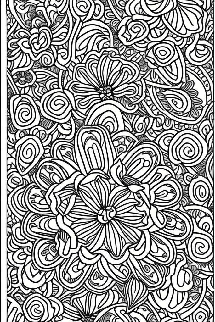 Adult Coloring Pages Black And White