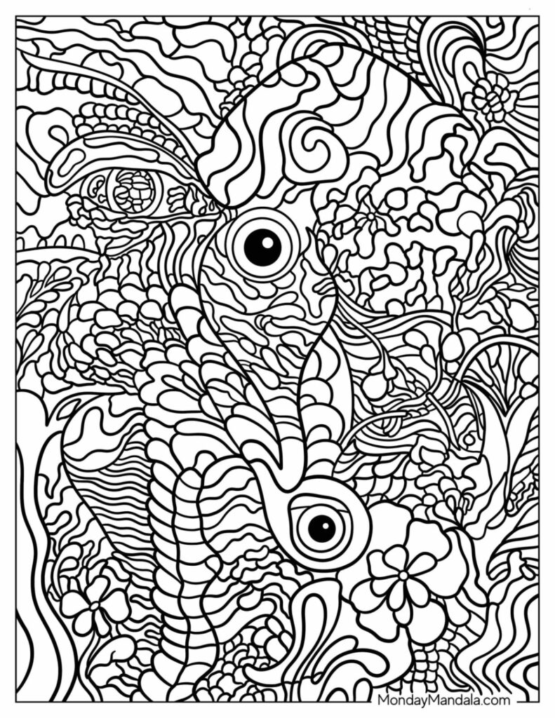 Adult Drawings To Color Coloring Pages For Adults Free Printables