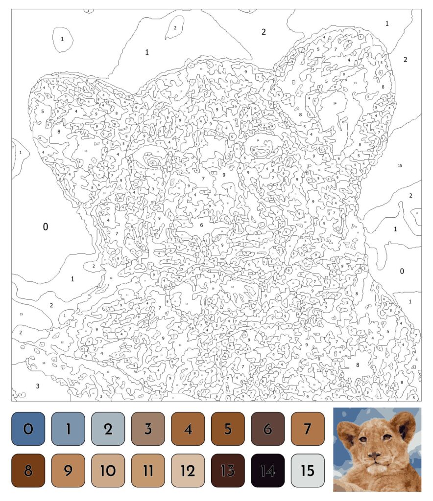 Advanced Color By Number - 20 Free PDF Printables | Printablee