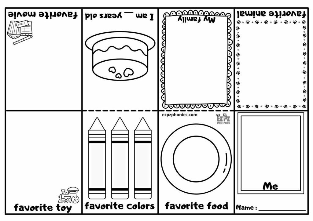 All About Me Coloring Pages Preschool – Free Printable PDF Free printable All About Me Coloring Pages Preschool featuring fun activities for kids