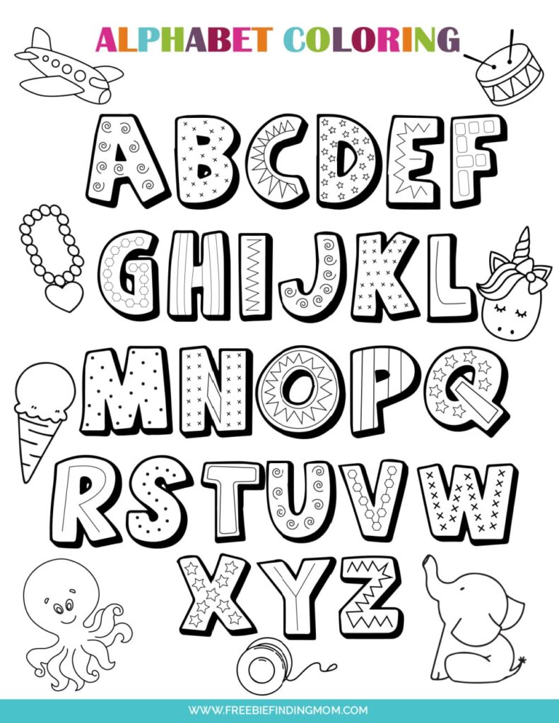 Alphabet Coloring Pages Letter A Alphabet Coloring Pages Letter A