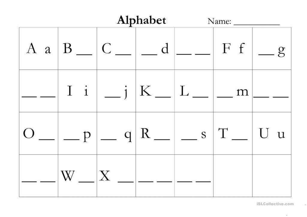 Alphabet Fill In The Blank – Abc Fill In The Blank Worksheetsr – WorksheetsCity Alphabet Fill In The Blank - Abc Fill In The Blank Worksheetsr - WorksheetsCity