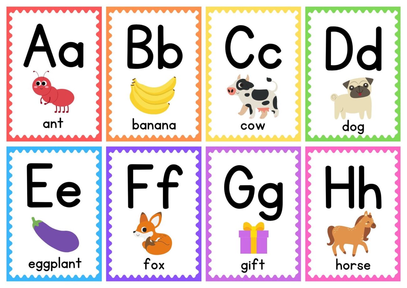 Alphabet Flash Cards To Print - Free customizable alphabet flashcard templates - Worksheets Library