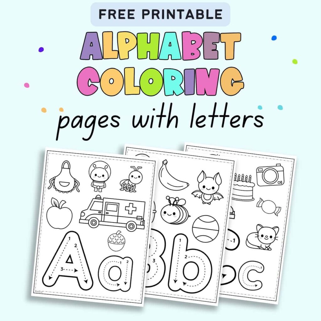 Alphabet Letters Printable With Pictures