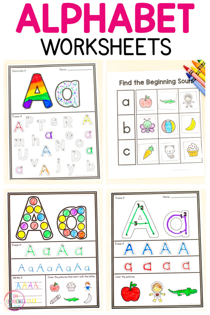 Alphabet Printables - Preschool Mom - Worksheets Library