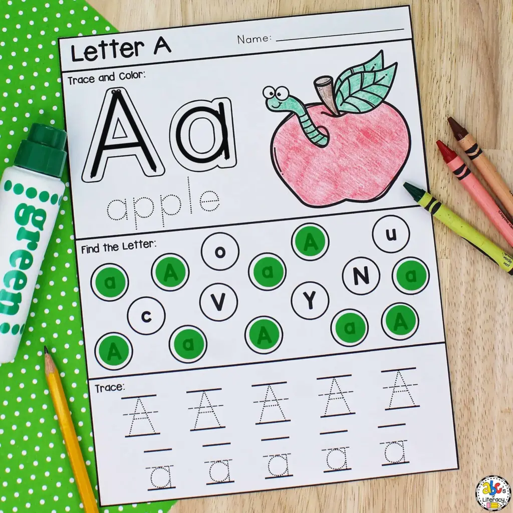 Alphabet Recognition Worksheets For Kindergarten – Letter A Printable: Preschool Worksheet for Letter Recognition … Alphabet Recognition Worksheets For Kindergarten - Letter A Printable: Preschool Worksheet for Letter Recognition ...