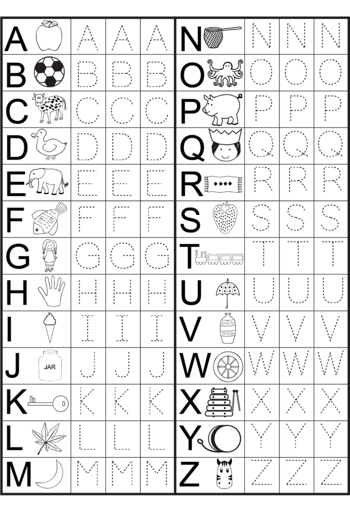 Alphabet Sheets Preschool