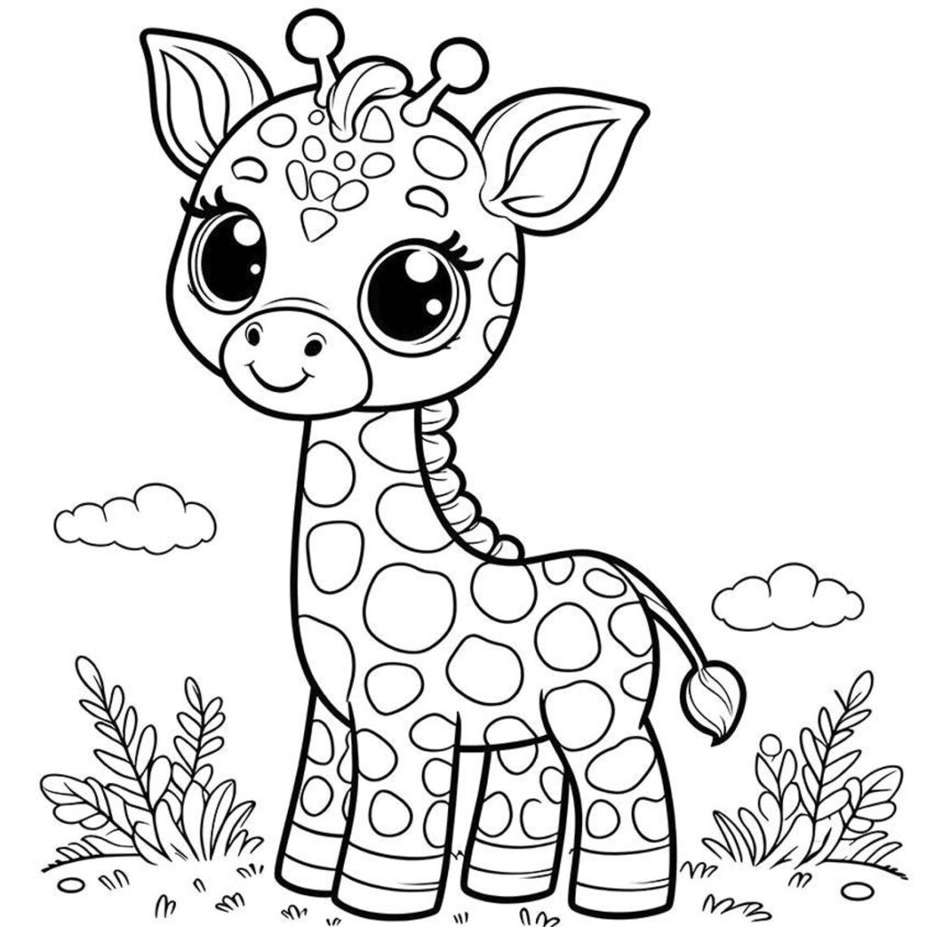 Animal Cartoon Coloring Pages