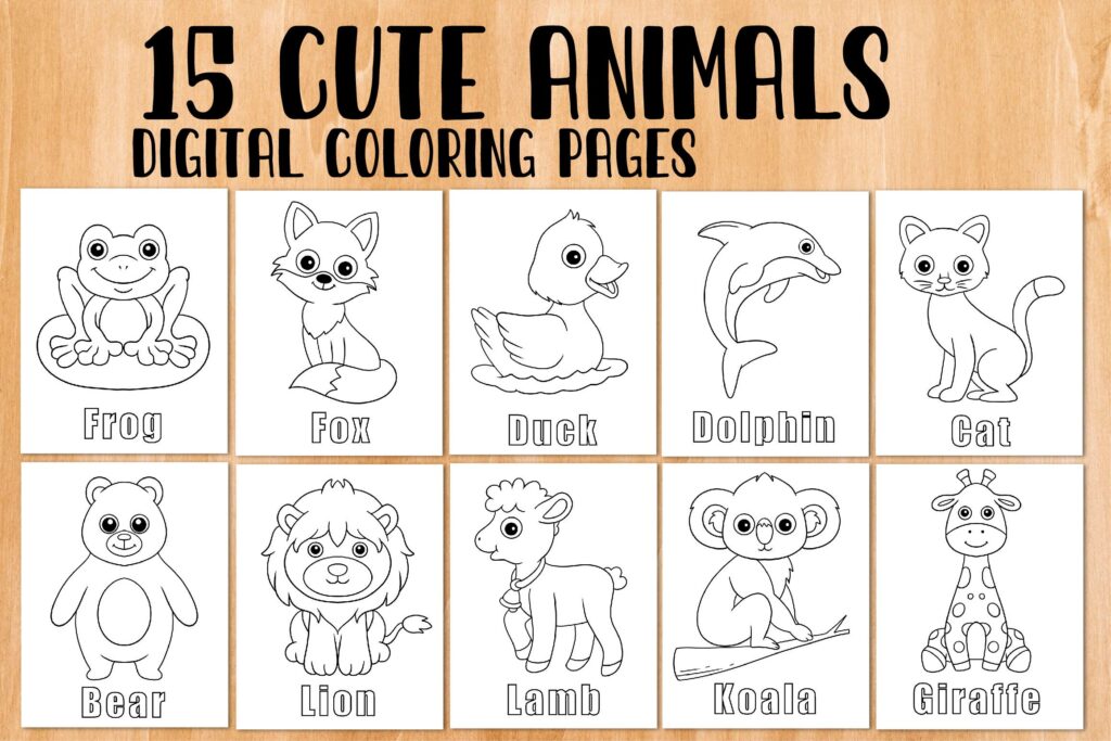 Animal Coloring Pages For Kids
