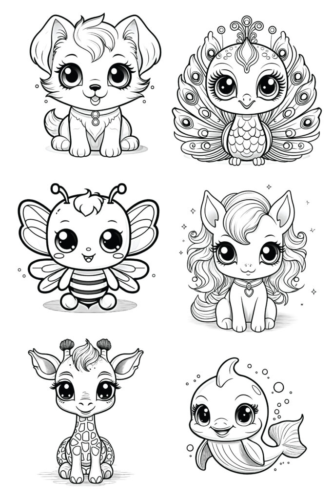 baby animals coloring pages Elephant Page Animal Sketch Coloring Page