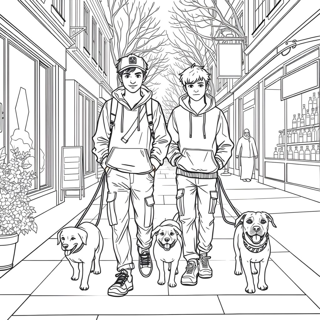 Best Teen Boy Coloring Pages (Free Printable PDF)