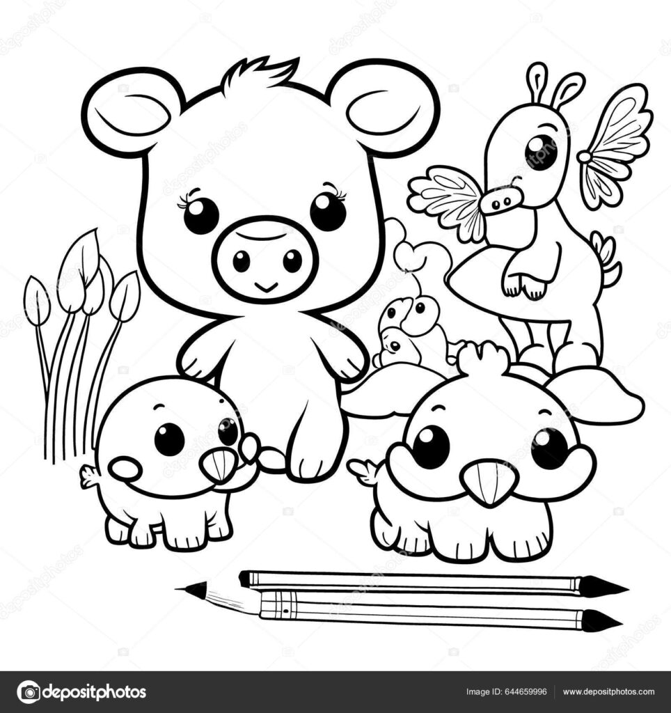 Black And White Cartoon Coloring Pages [2025]