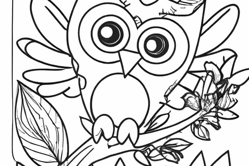 Black And White Coloring Sheets