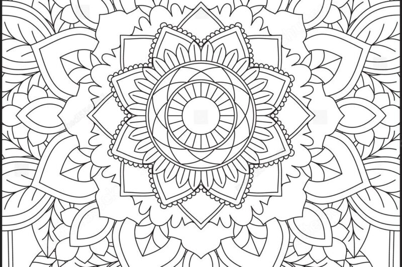 Blank Coloring Pages For Adults