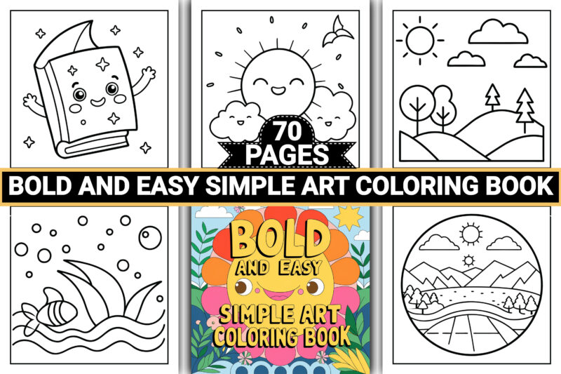Bold And Easy Coloring Pages Printable Free