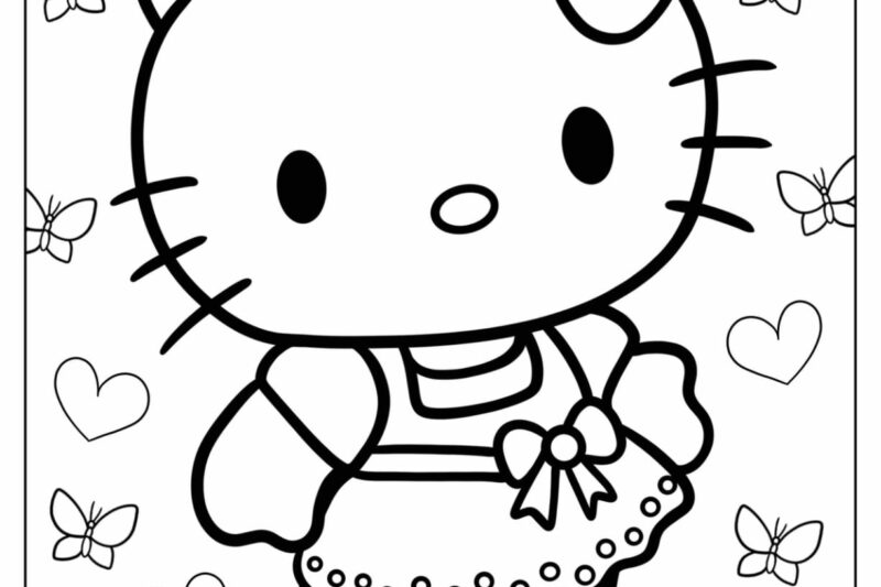 Cartoon Characters Printable Coloring Pages