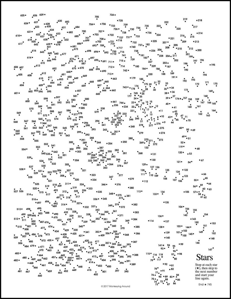 Challenging Dot-to-Dots for Adults
