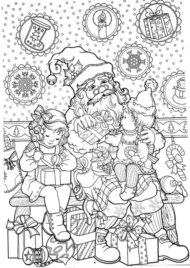 Christmas Coloring Pages Adult Christmas Coloring Pages Adult