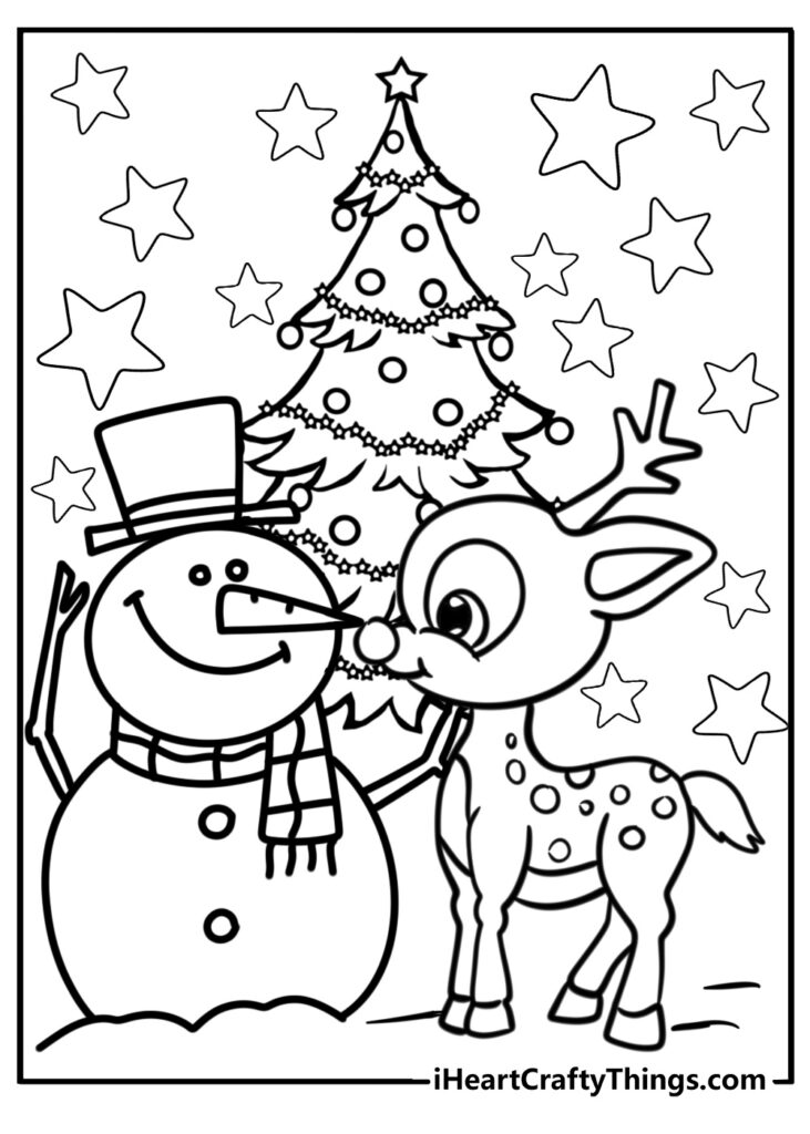 Christmas Coloring Printable Pages