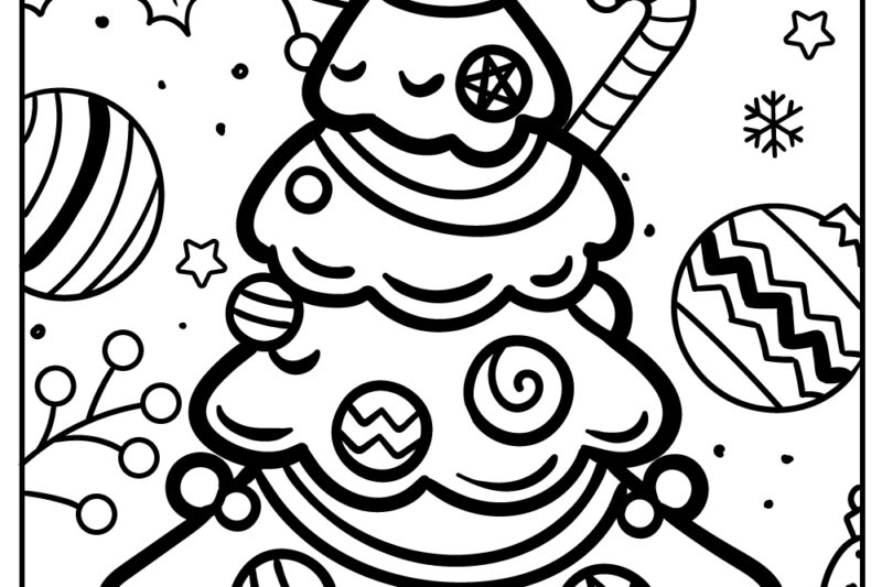 Christmas Pages To Print And Color