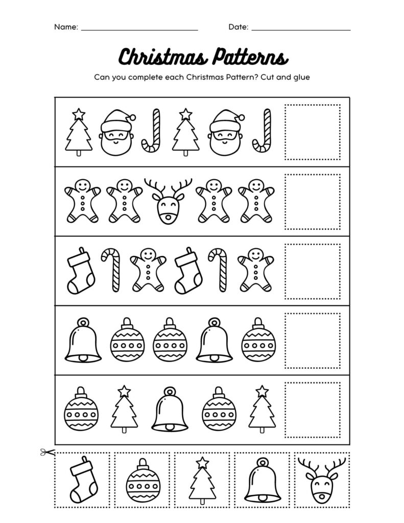 Christmas Worksheets For Teens | Fanny Printable