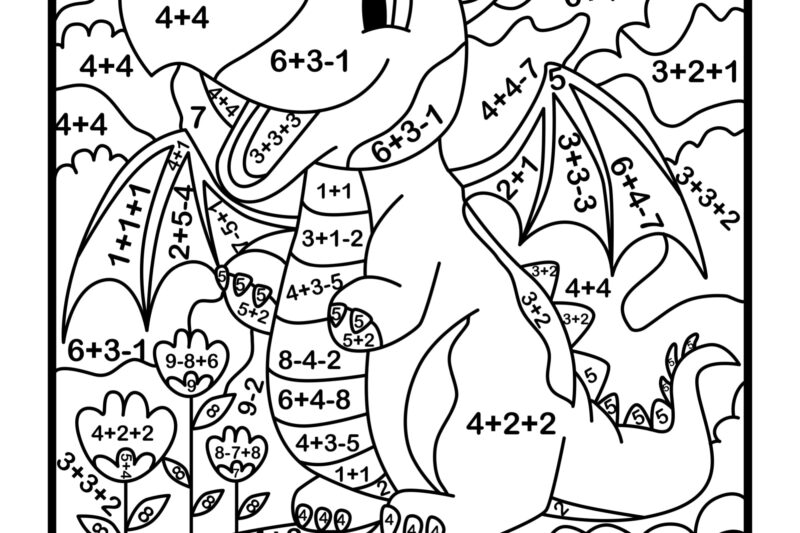 Color By Code Coloring Pages
