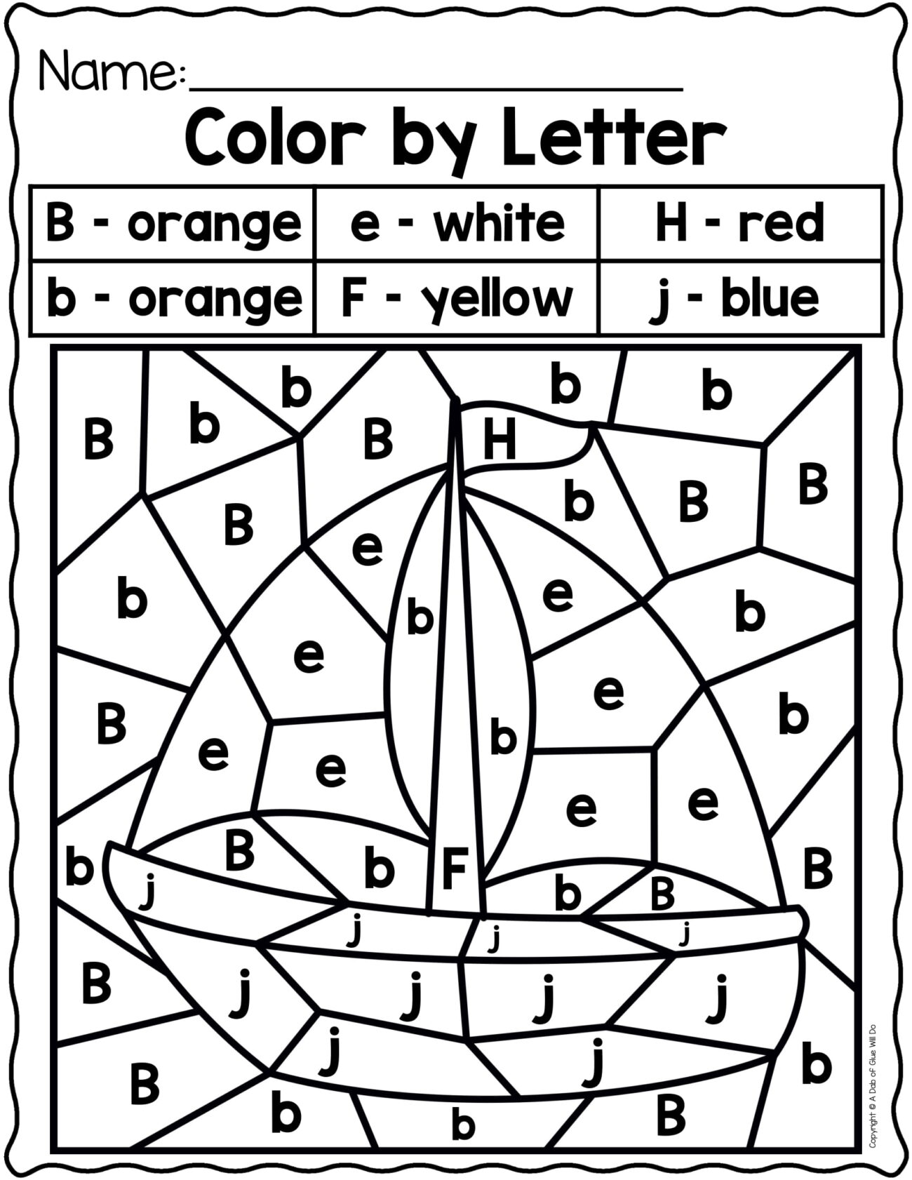 Color By Letters Coloring Pages - Letter A Color by Letter Alphabet Coloring - Educational Images | Picstank