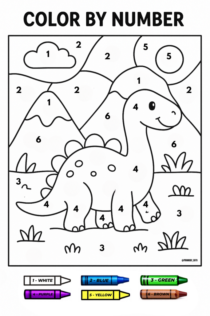 Color By Number Preschool Free - Easy Color by Number Pages for Kids: Print & Color Now!