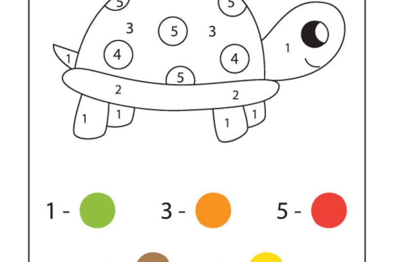 Color By Number Printable Easy