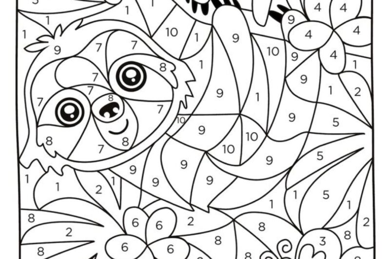 Color By Number Worksheets Free