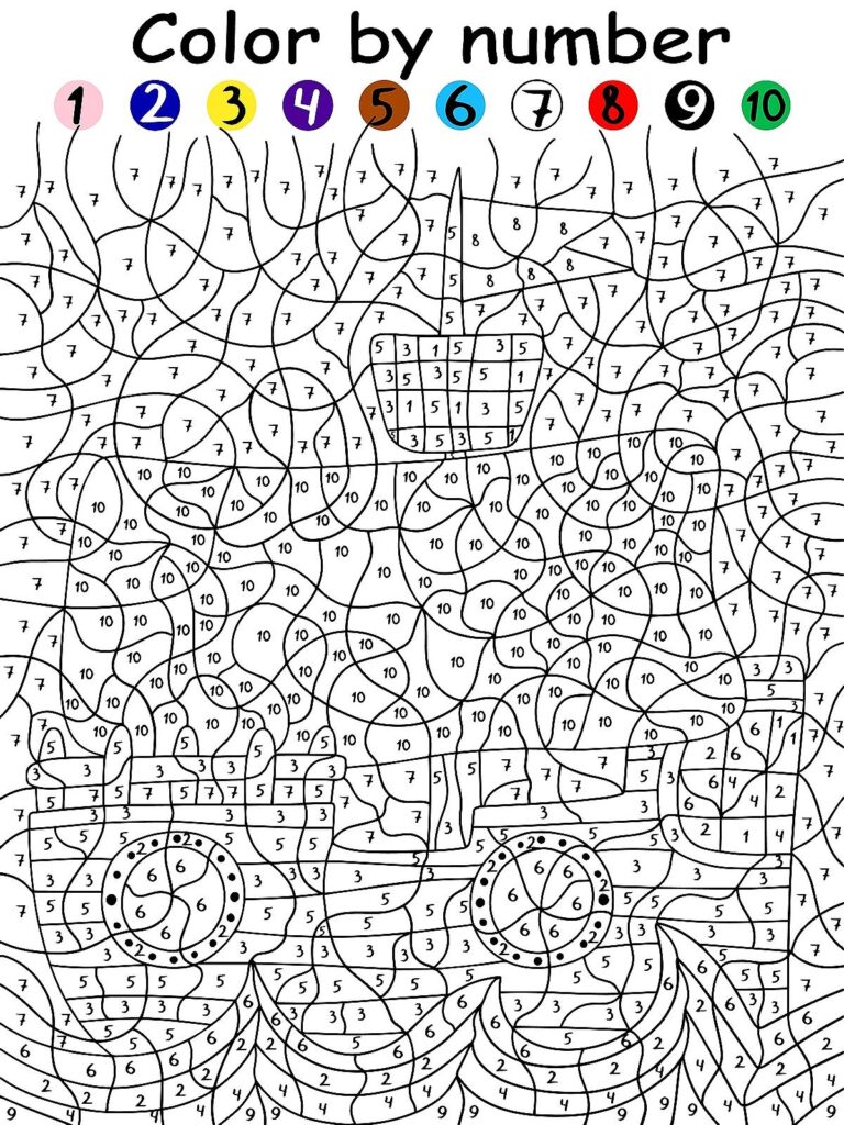 Color By Numbers Activity Pages for Kids: Free & Fun Coloring … Color By Numbers Activity Pages for Kids: Free & Fun Coloring ...