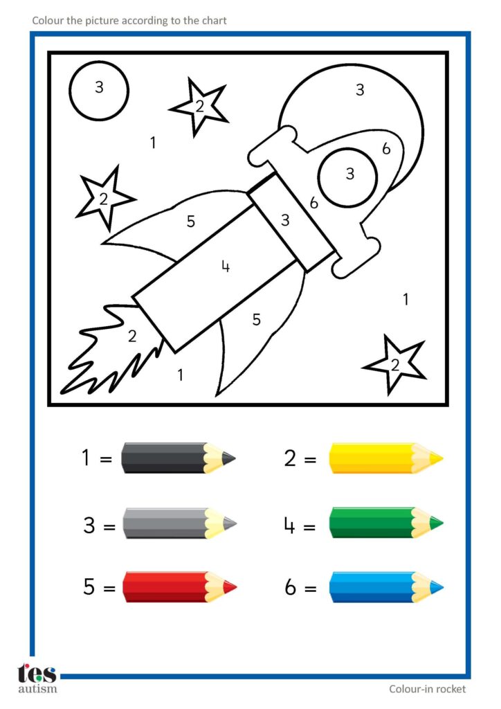 Color By Numbers For Preschoolers at Brooke Scher blog