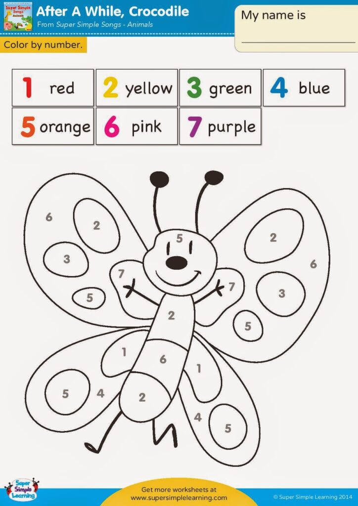 Color By Numbers Printable Worksheets Color By Numbers Printable Worksheets
